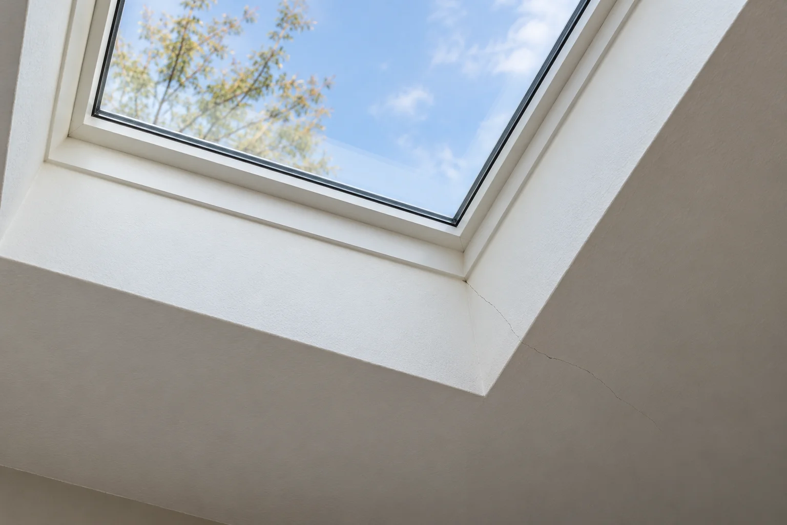 Ceiling Cracks Around Your Skylight: Cosmetic Damage or Something More Serious? Ceiling Cracks Around Your Skylight: Cosmetic Damage or Something More Serious?