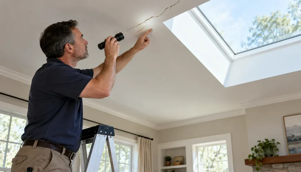 Ceiling Cracks Around Your Skylight: Cosmetic Damage or Something More Serious?