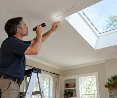 Ceiling Cracks Around Your Skylight: Cosmetic Damage or Something More Serious?